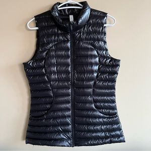 Lululemon black goose down vest
